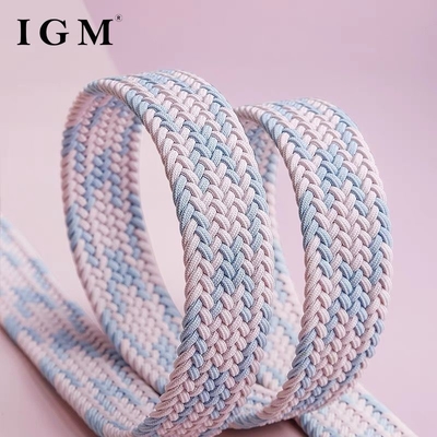 Fashion Women Fabric Elastic Belt Woven 95cm Soft Surface