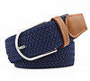 Extra Long 3.3cm Stretch Woven Belt Elastic Mens 120cm Pin Buckle