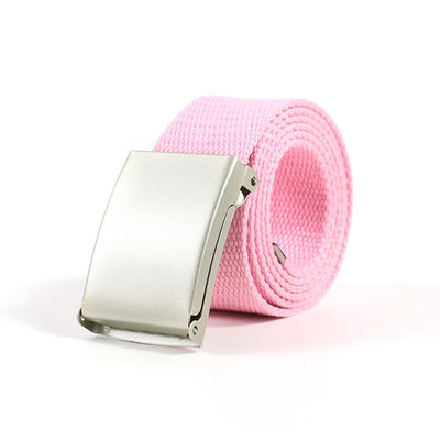 Unisex 130cm Military Cotton Fabric Belt Web Braided Woven Belt