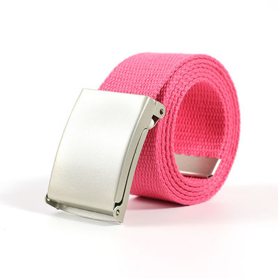 Unisex 130cm Military Cotton Fabric Belt Web Braided Woven Belt