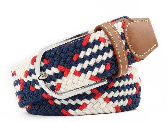Extra Long Braided Stretch Elastic Belt Womens 3.3cm Width