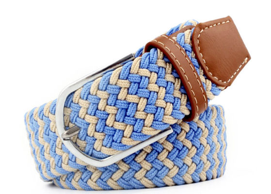 Extra Long Braided Stretch Elastic Belt Womens 3.3cm Width