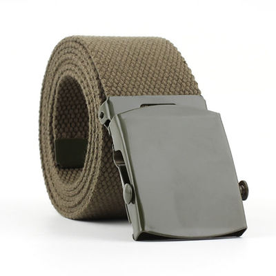 Colorful 130cm Length Flip Top Belt 3.8cm Width Canvas Belt Fabric