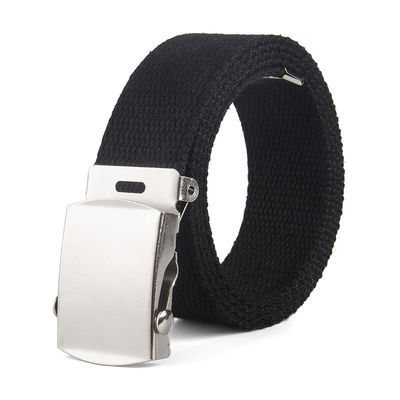 Colorful 130cm Length Flip Top Belt 3.8cm Width Canvas Belt Fabric