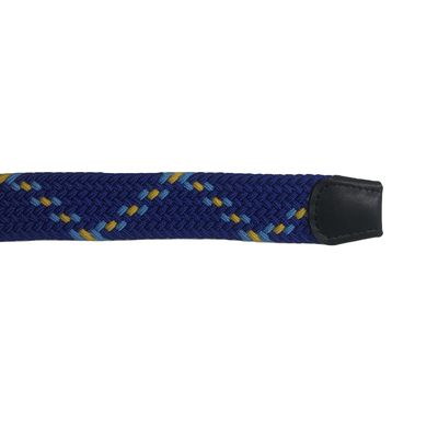 Woven Rubber Stretch Elastic Belt 3.4cm Clip Polyester Fabric Braided Belt