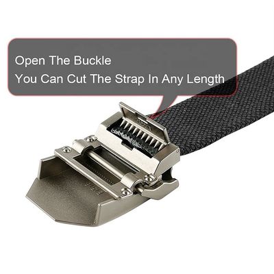 Solid Color Polyester Webbing Belt 3.8cm Pin Buckle Belt Jeans