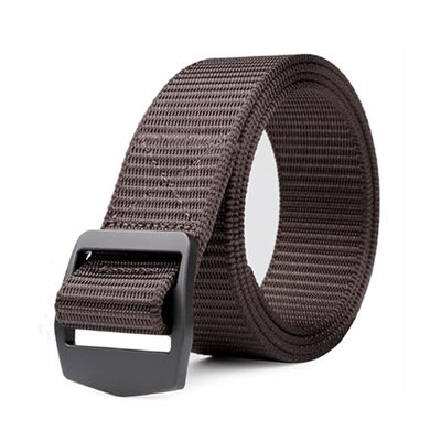 Unisex Tactical Canvas Web Belt Plastic Buckle Army 140cm