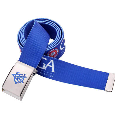 Tactical Military Uniform Belt Logo Buckle Navy Webbing Belt