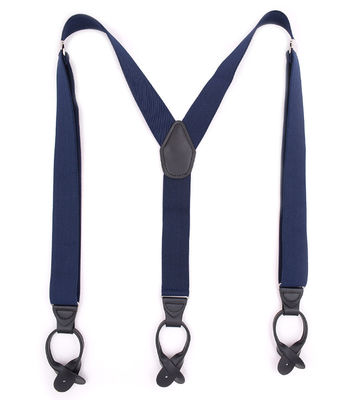 Fine Design Iron Elastic Strap Clip Men 120cm Leather Suspender Belt