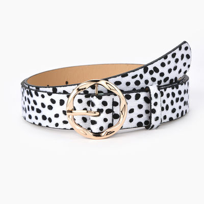 Leopard Zebra Pu Leather Belts 106cm Animal Print Belt Women