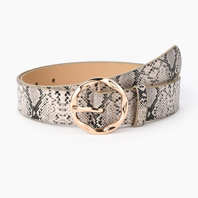 Leopard Zebra Pu Leather Belts 106cm Animal Print Belt Women