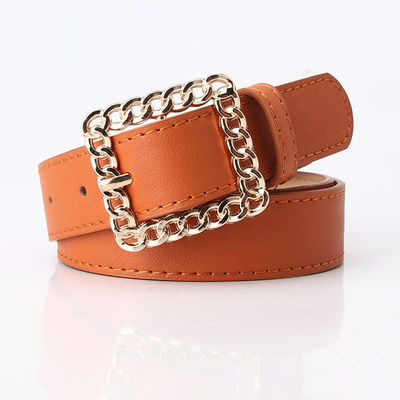Decoractive Black Pu Leather Belts 2.8cm O Ring Belt Buckle