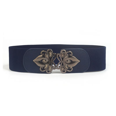 Alloy Buckle Women Elastic Belts 100cm Invisible Waist Belt