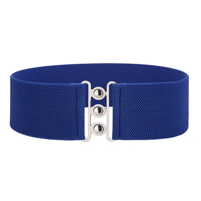 Four Ring White Dress Belt Womens 60cm Invisible Buckleless Belt