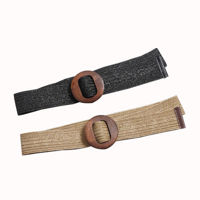 Webbing 4.8cm Width Invisible Elastic Belt Buckleless  Clothing Braided