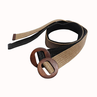 Webbing 4.8cm Width Invisible Elastic Belt Buckleless  Clothing Braided