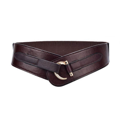 Iron Buckle Women Elastic Belts 5cm Width Invisible Fashion