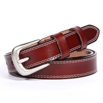 2.5cm Wide Woman Fake Leather Belt Ladies 135cm Jeans