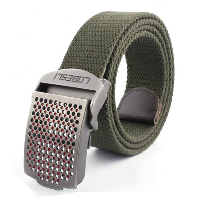 Outdoor Fabric Woven Canvas Belt Men Golf Sport Casual