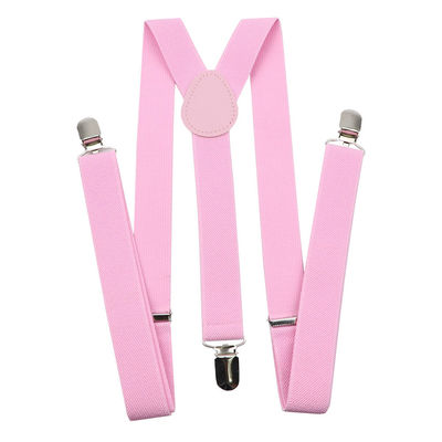 Y Back 100cm Black Suspenders Women 2.5cm Mens Wide Braces For Trousers