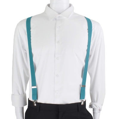 Y Back 100cm Black Suspenders Women 2.5cm Mens Wide Braces For Trousers