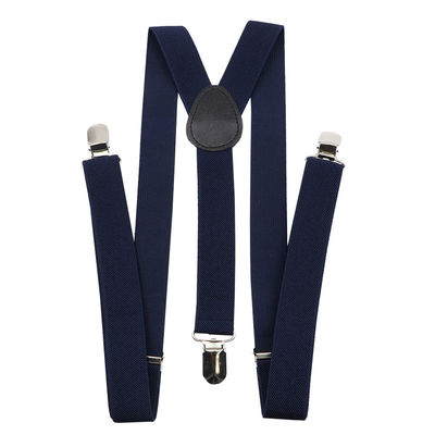 Y Back 100cm Black Suspenders Women 2.5cm Mens Wide Braces For Trousers