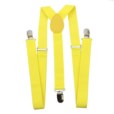 Y Back 100cm Black Suspenders Women 2.5cm Mens Wide Braces For Trousers