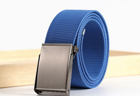 3.8cm High Elastic Braided Belt 120cm Length Casual Mens Belts For Jeans