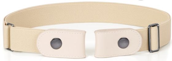 Stretch Women Elastic Belts 46cm No Buckle Belt O Buckle