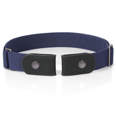 Stretch Women Elastic Belts 46cm No Buckle Belt O Buckle