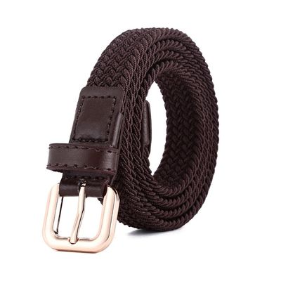 Woman Polypropylene Braided Fabric Belt Woven Waist Jeans 90cm