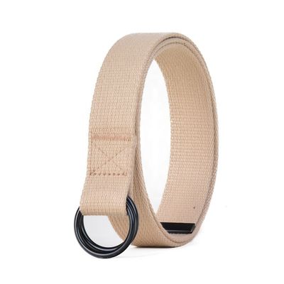Yoga Strap 3cm D Ring Cotton Fabric Belt Canvas Polyester 140cm