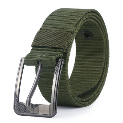 Sports Tactical Metal Buckle Nylon Belt Waistband Fabric
