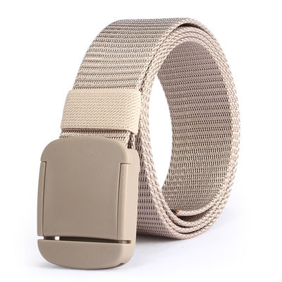 Green Plastic Buckle Nylon Belt Men Tactical Canvas 120cm