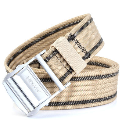 Heavy Duty Men Buckle Nylon Belt 3.8cm Military Style Belts And Buckles