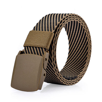 Metal Buckle Nylon Rope Belt 120cm Canvas Web Belt Military Style