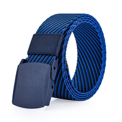 Metal Buckle Nylon Rope Belt 120cm Canvas Web Belt Military Style