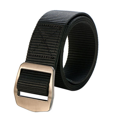 Unisex Male Cotton Canvas Belt 5.0cm Buckle Elastic Fabric Belt