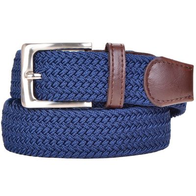 Stretch Unisex Fabric Elastic Belt 105cm Mens Braided Belts For Jeans