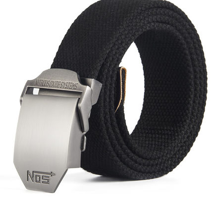 High End Crossing 120cm Alloy Buckle Nylon Belt Military Style Web Belt