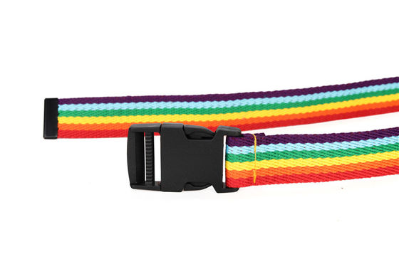 Rainbow Stretch Stretch Fabric Belt 3cm Nylon Duty Belt