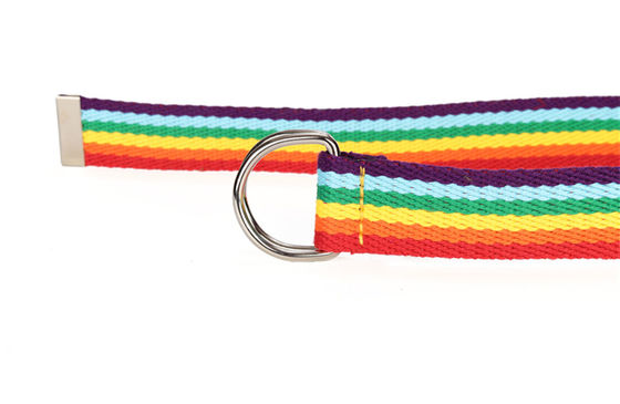 Rainbow Stretch Stretch Fabric Belt 3cm Nylon Duty Belt