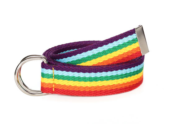 Rainbow Stretch Stretch Fabric Belt 3cm Nylon Duty Belt