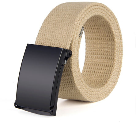 Canvas 110cm Cotton Fabric Belt Men 3.8cm Wide Candy 18 Color