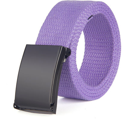 Canvas 110cm Cotton Fabric Belt Men 3.8cm Wide Candy 18 Color