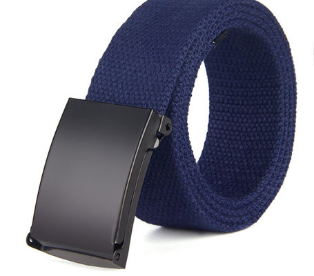 Canvas 110cm Cotton Fabric Belt Men 3.8cm Wide Candy 18 Color