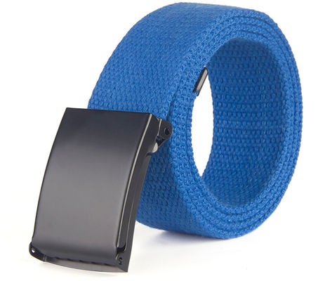 Canvas 110cm Cotton Fabric Belt Men 3.8cm Wide Candy 18 Color