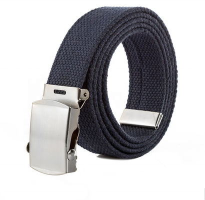Waistband Tactical Waist Belt Jeans Unisex Canvas 4cm Zinc Alloy Buckle