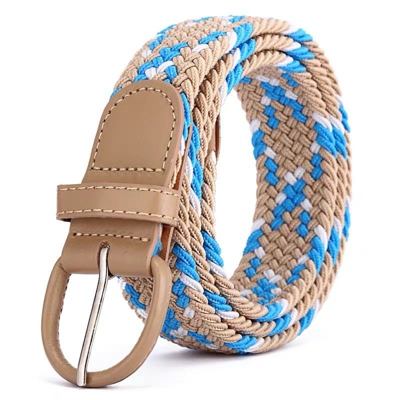 Luxury Designer Fabric Web Belt Comfort 100pcs For Women 110cm Leather Strap