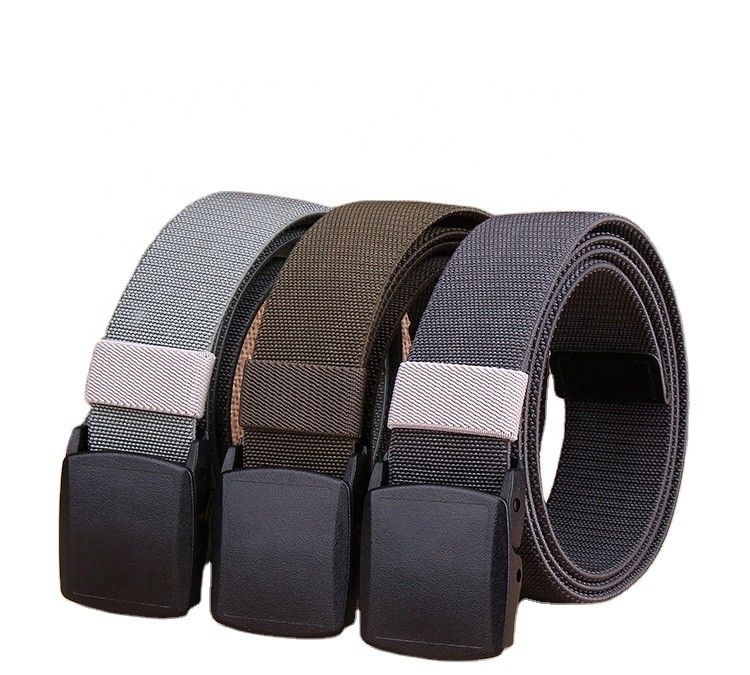 Army Webbing Woven Nylon Belt 3.8CM Plain Elasticated Woven Belt
